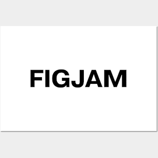 "FIGJAM" in plain black letters - Aussie slang for the irreverent Posters and Art